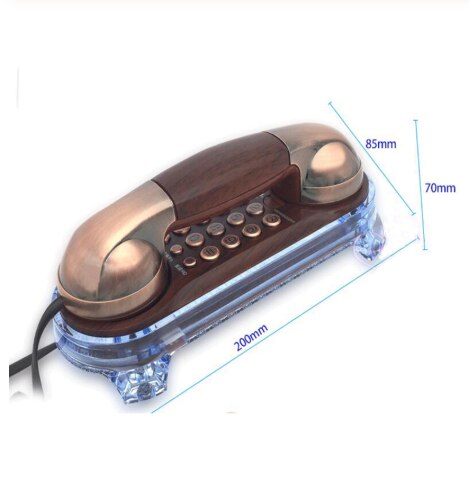 Wall Mounted Telephone Corded Phone Landline Antique Retro Telephones For Home O