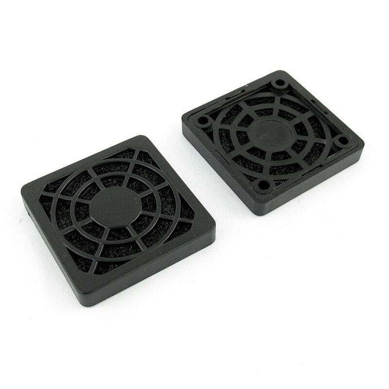 2 szt./partia 4cm osłony komputerowe czarne plastikowe pyłoszczelne filtry przeciwpyłbyć winnym 40mm szt. osłona wentylatora chłodzącego ,43 x 43mm