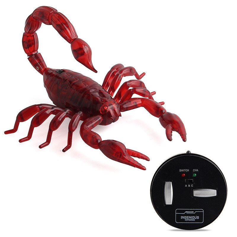 Rc scorpion fjernbetjening insektlegetøj nyhed elektrisk infrarød induktion realistiske krybdyr vanskeligt legetøj