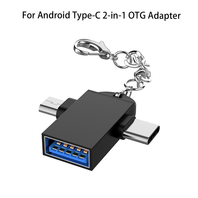 ! Otg Type C Adapter 2 In 1 Otg Micro Usb Converter Usb C 3.0 Flash Disk Muis Connector Voor Smartphone android Usb Plug