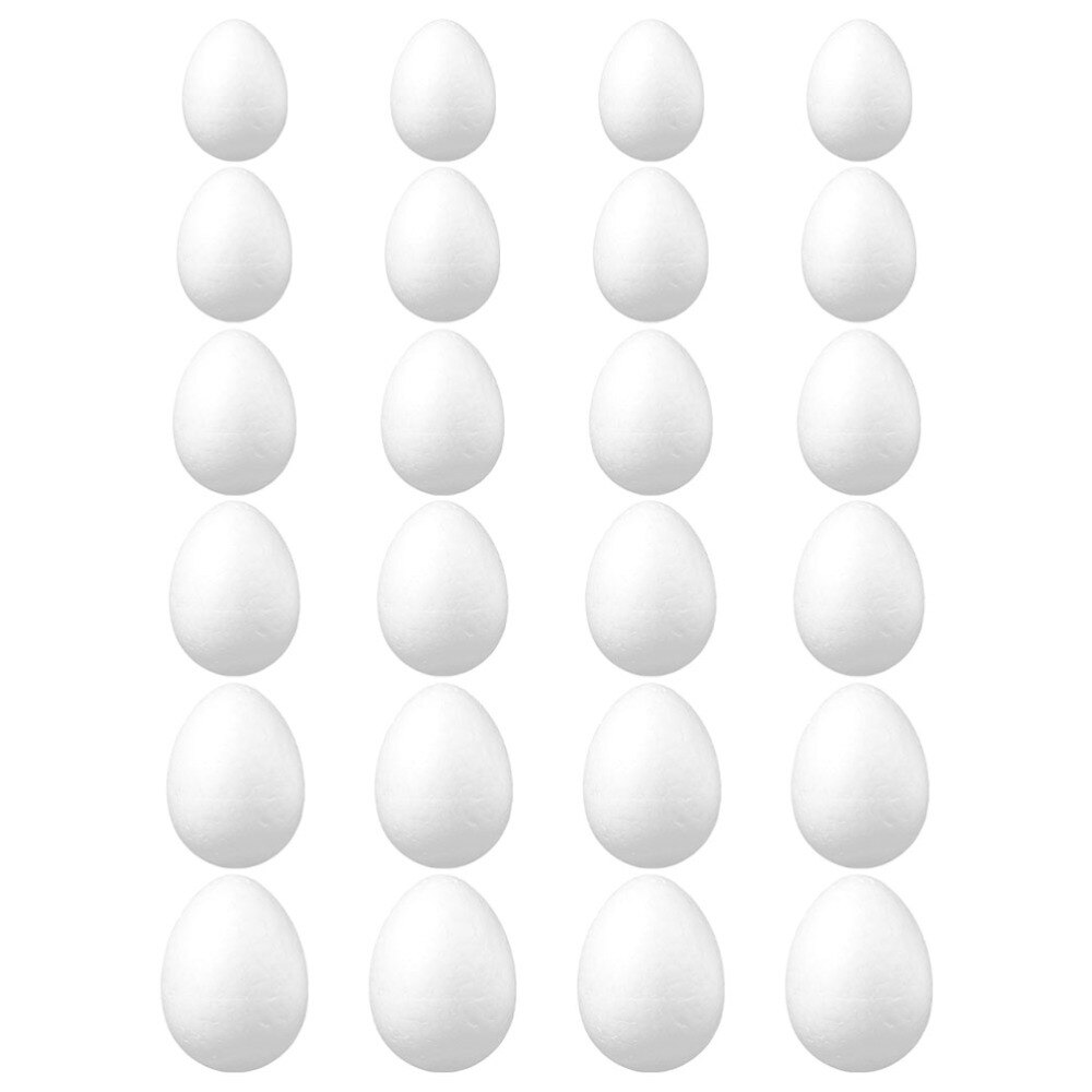 24Pcs Easter Eggs Simulation Easter Eggs DIY Easter Egg Graffiti Eggs