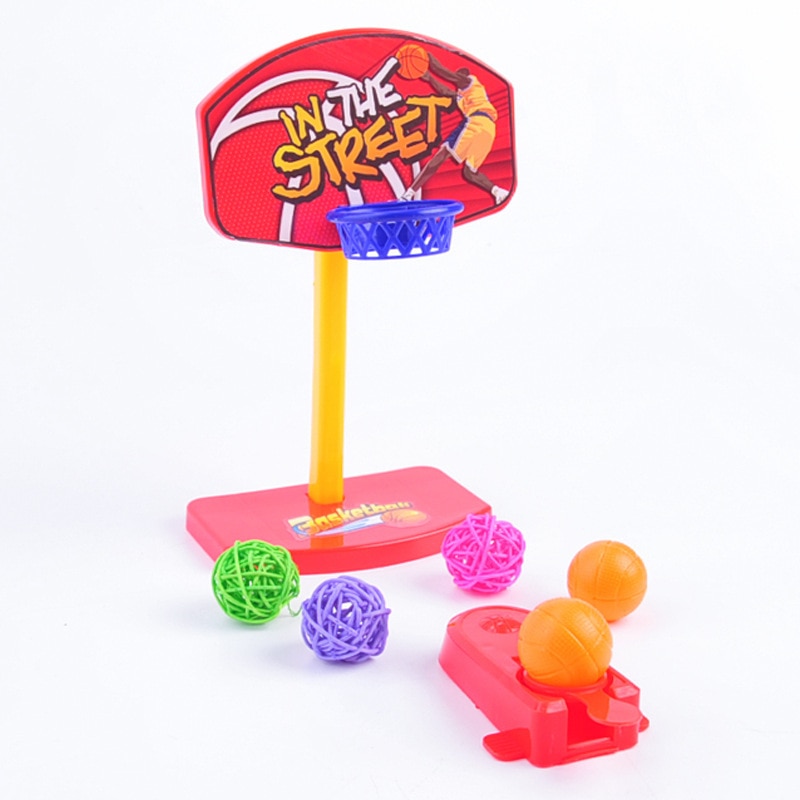 Mini cesta de baloncesto para loros, juguetes de aves, rompecabezas de inteligencia para morder, juguetes suministros para mascotas