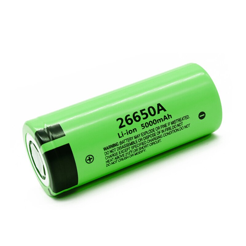 Original 3.7V 26650 5000mAh Li-ion Battery for LED Flashlight Flashlight Li-ion Battery