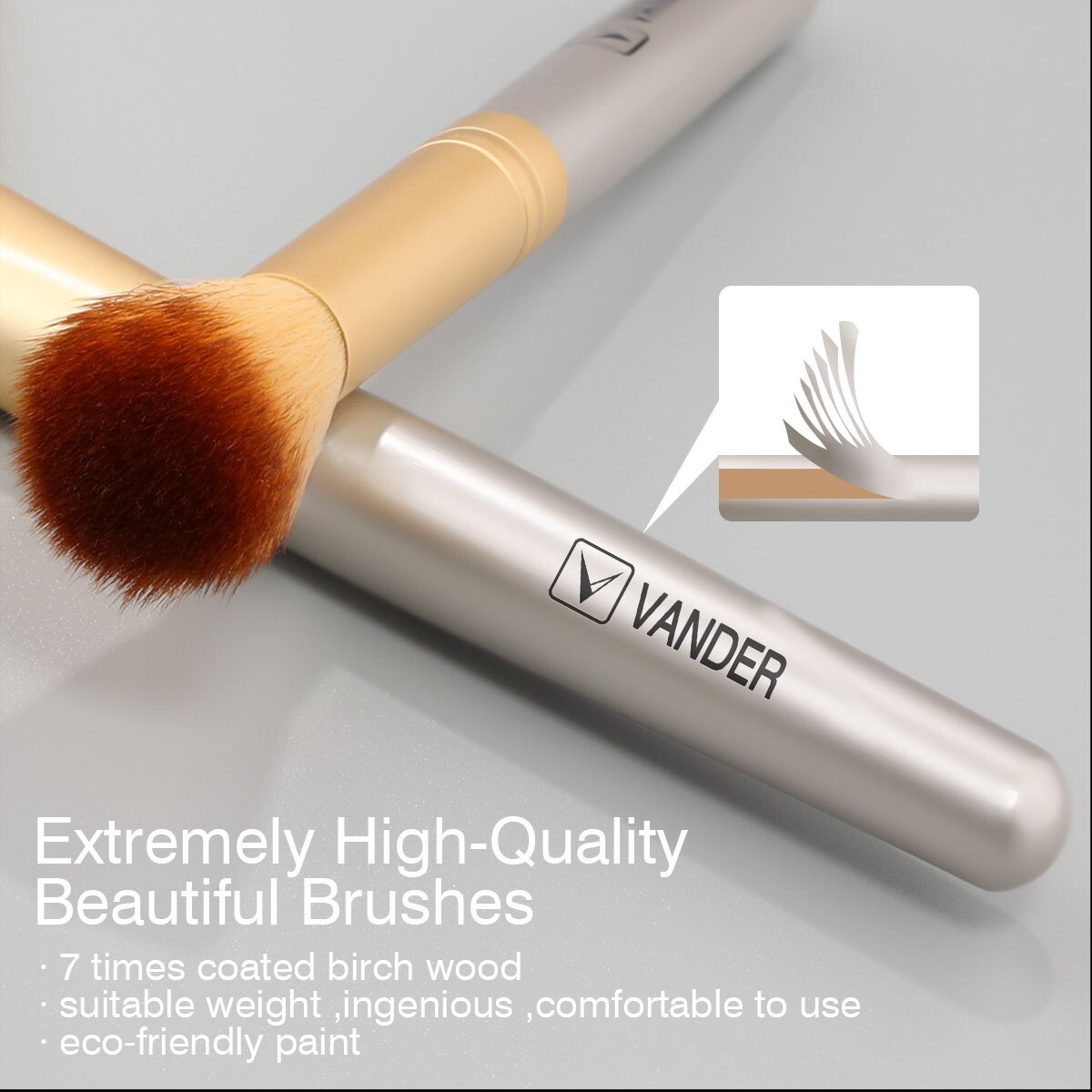 24/32 stk skønhed makeup børster sæt øjenvipper øjenbryn foundation pudder kontur makeup børste værktøj
