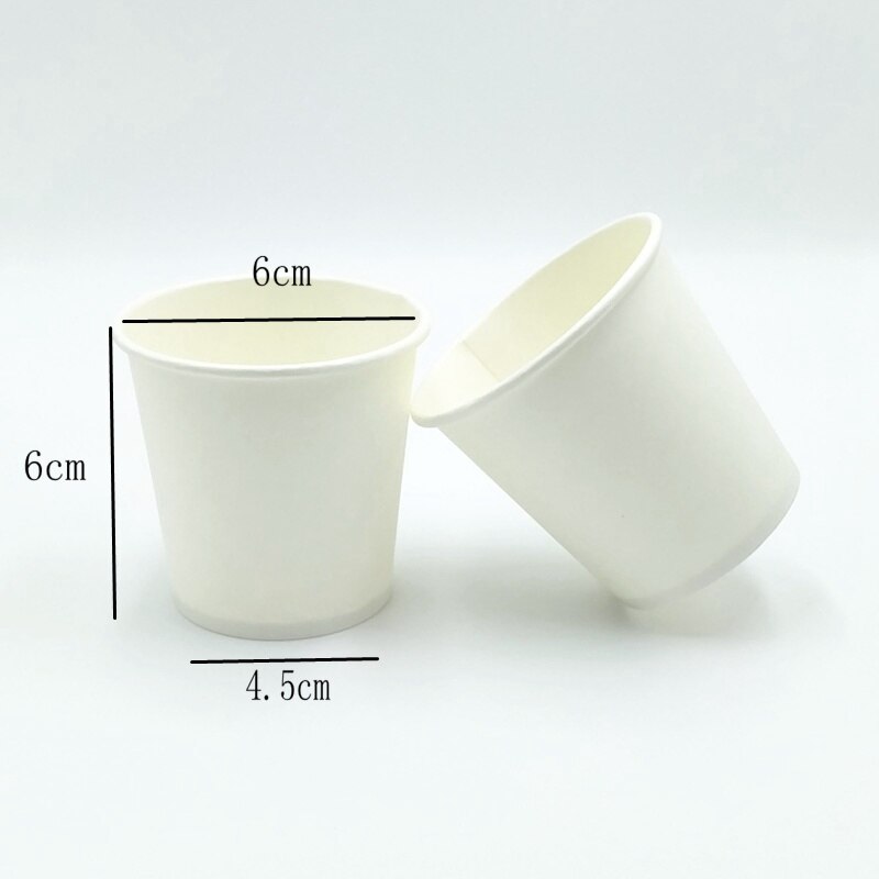 30pcs White Paper Cups, Small Disposable Bathroom,Mouthwash Cups Beverage Paper Cups Espresso Cups Paper Cups For Part 4oz