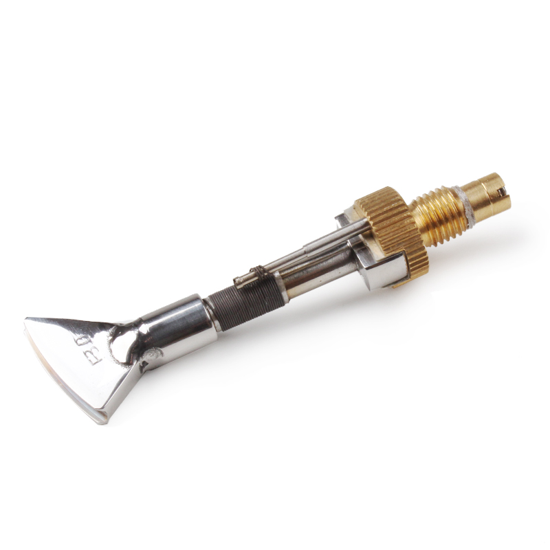 Replaceable French fan-shaped heating rod ironing head hand leather edge ironing machine bulging and flattening