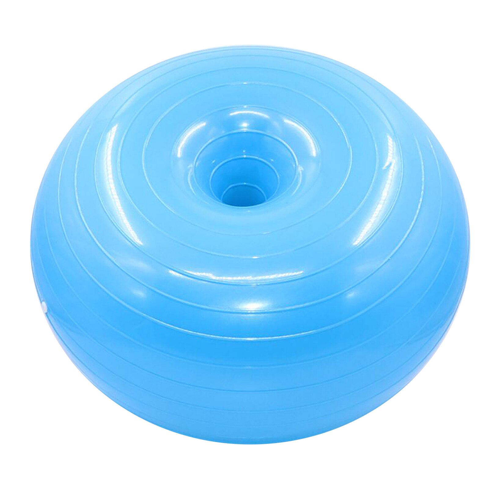 Donut Yoga Ball - Fitness Equipment - Home Workout Balance Ball - Pilates Exercise: Beige