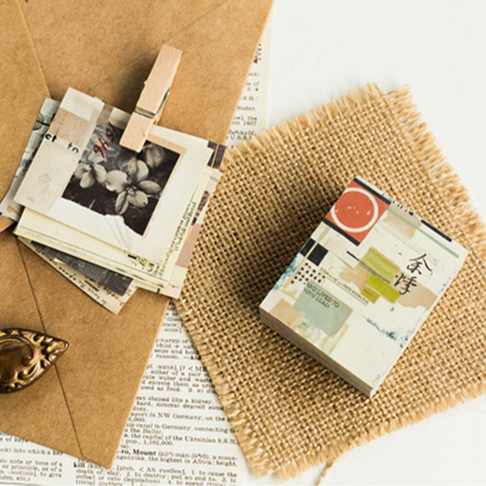 165 Uds Mini libro páginas planta Collage de papel Material de basura planificador Scrapbooking decorativo Vintage papel para manualidades DIY