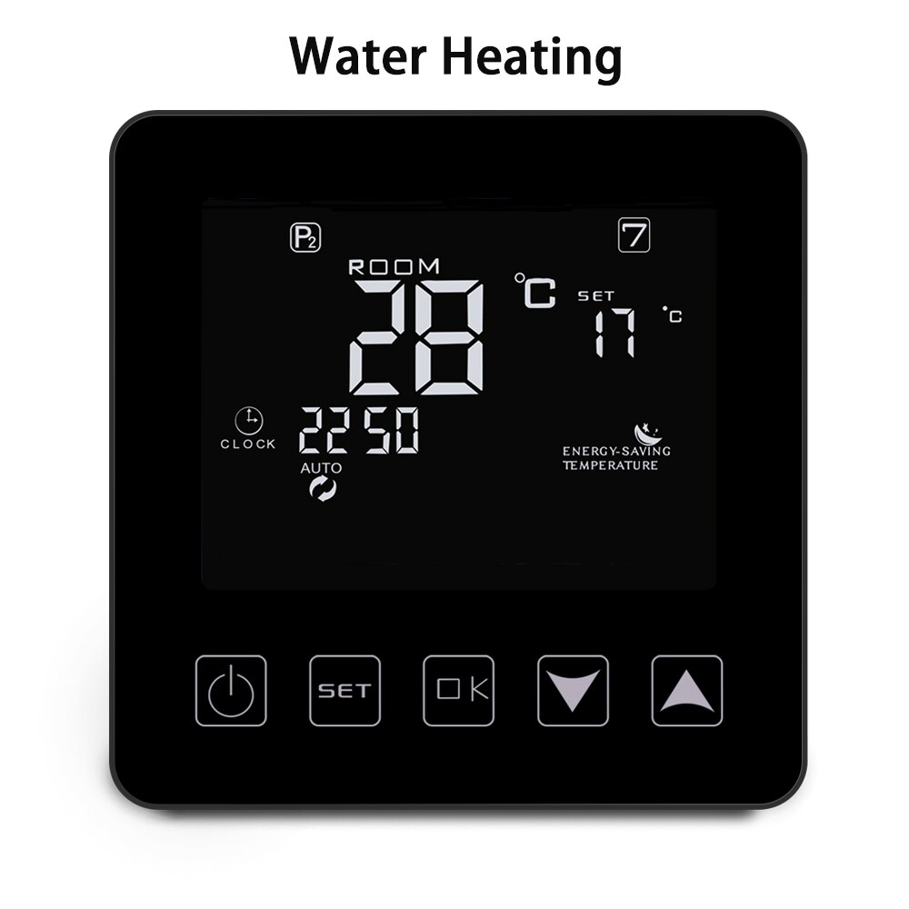 Tuya smart zigbee termostat temperatur controller hub påkrævet vand/elektrisk gulvvarme vand support alexa google home: Default Title