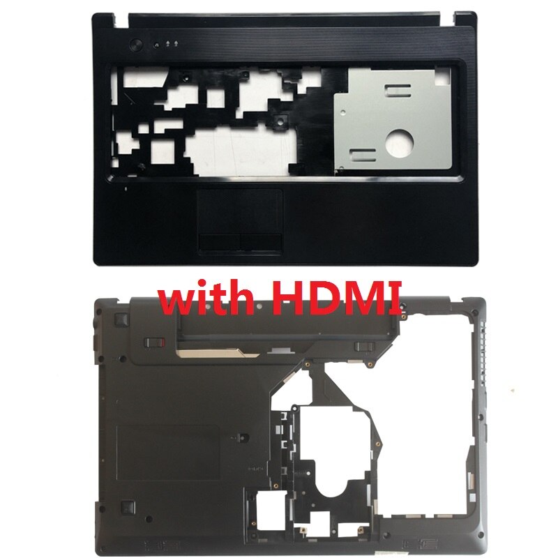 laptop palmrest upper/BOTTOM CASE For Lenovo IdeaPad G570 G575: with HDMI C D shell