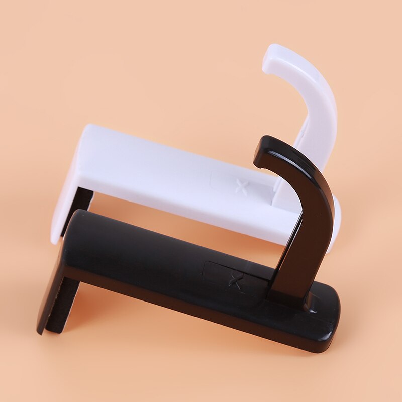 Auriculares gancho auriculares percha para auriculares Ordenador de montura en pared Monitor auriculares soporte Rack con etiqueta de cinta de gancho