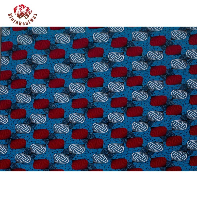 Ankara African Wax Print Fabric BintaReal Ankara Cotton Fabric African Fabric Batik Fabrics for Africa Clothing 24fs1344