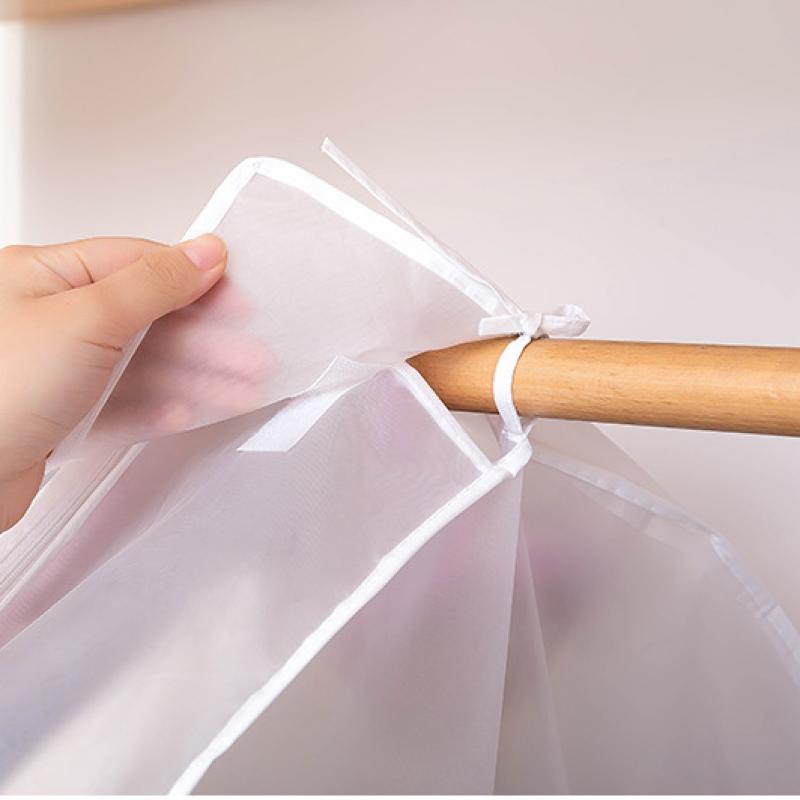 Kleding Stofkap Opknoping Kleding Stofdicht Pak Cover Organizer Bag Garderobe Transparante Protector Stofdicht Kleding Cover