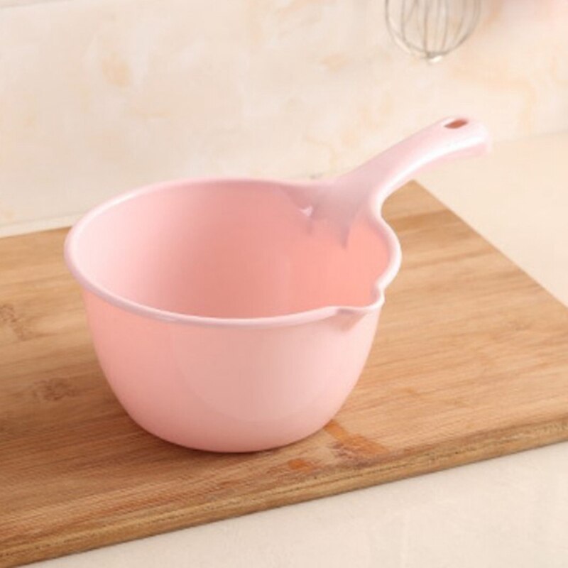 Cuillère à eau pour la maison cuisine salle de bains multifonctionnelle en plastique louche à eau longue poignée bain outils Bailer: PK