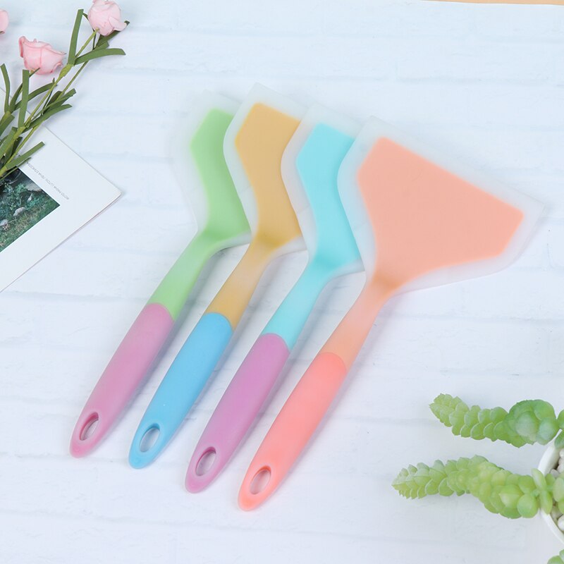 Silicone Spatula Beef Meat Egg Kitchen Scraper Wide Pizza Shovel Non-stick Turners Food Lifters Home Cooking Utensils