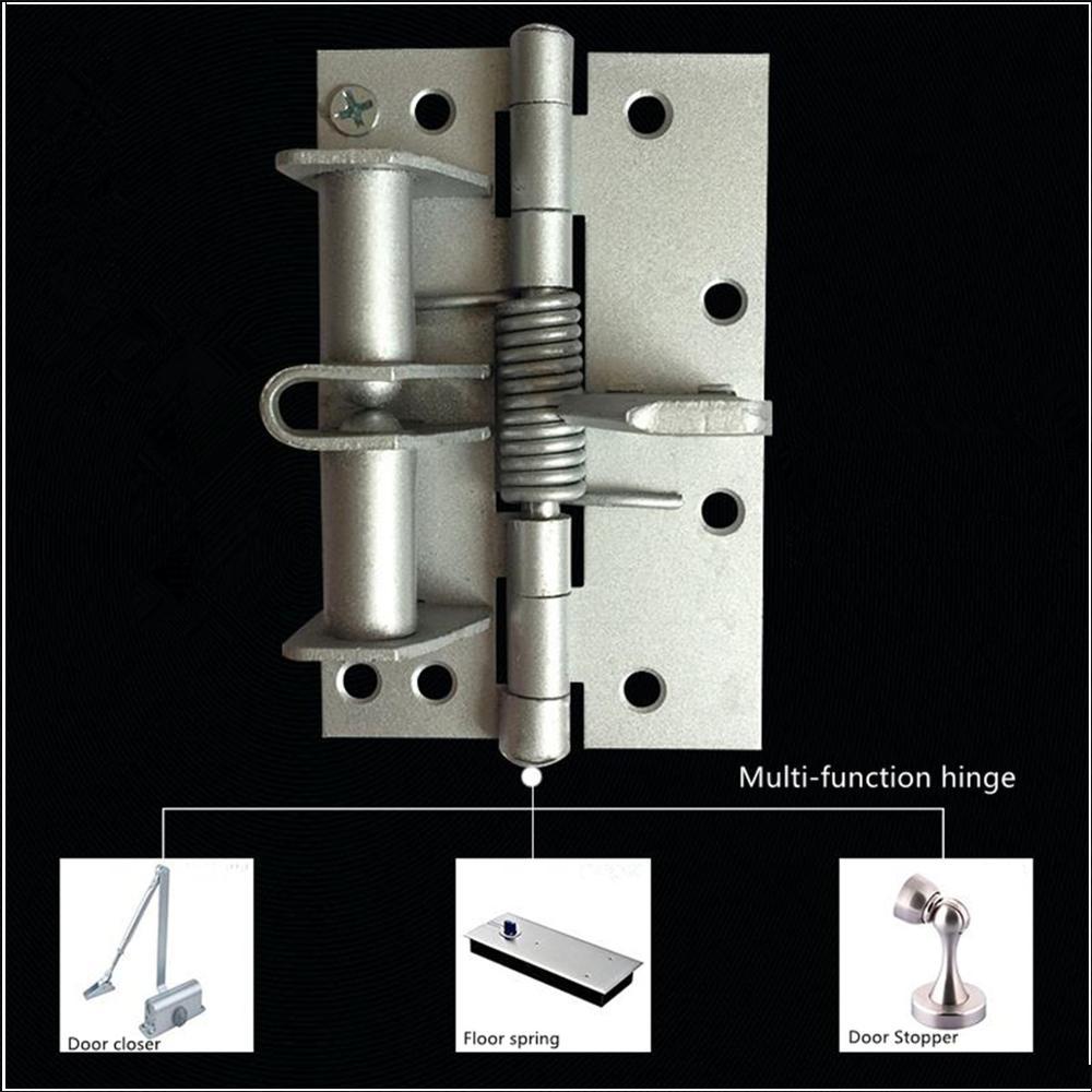 Porte moustiquaire multifonctionnelle à fermeture automatique, positionnement automatique, porte en bois