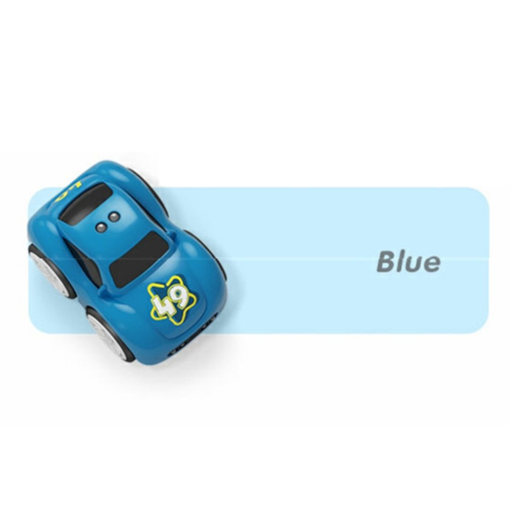 Rc intelligent sensor fjernbetjening tegneserie mini bil radiostyret elbiler mode smart let legetøj til børn