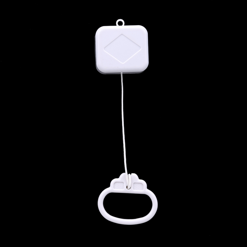 Pull Ring Muziekdoos Whiteplastic Pull String Clockwork Cord Muziekdoos Baby Kids Bed Bel Rammelaar Speelgoed Voor Verjaardagscadeaus