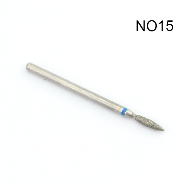 1pcs Milling Cutter Diamond Nail Drill Rotary Bits Milling Cutter For Manicure Burr Cuticle Clean Drill Bit Electric Cutter: NO15