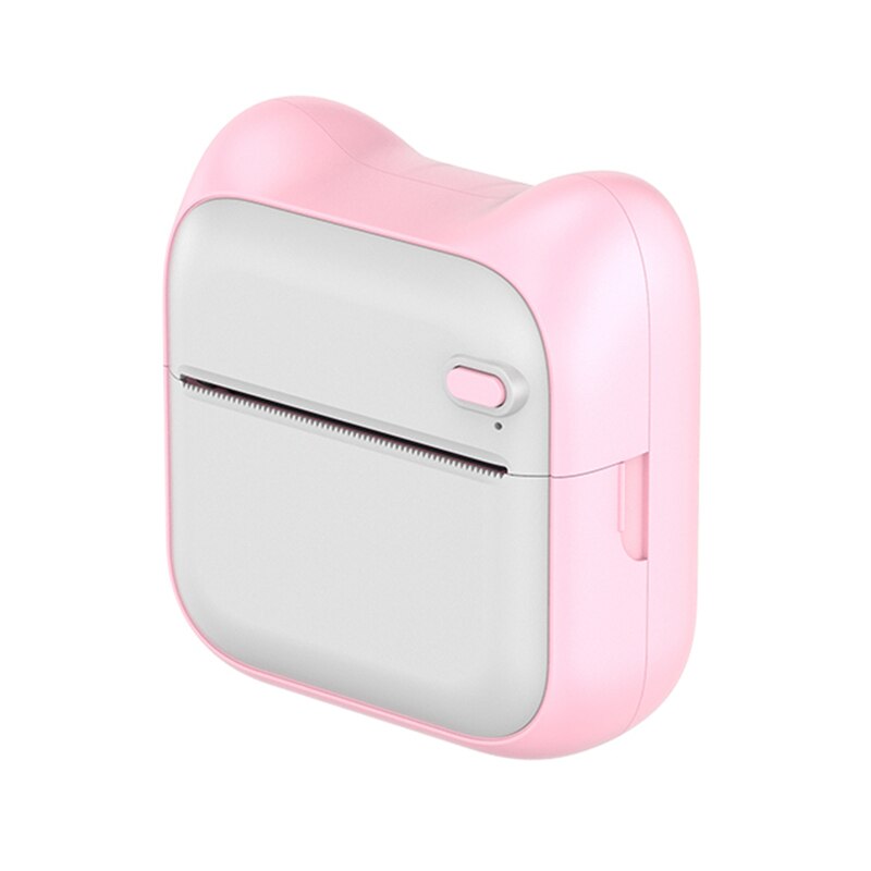 Mini Kat Printer Foto Pocket Thermische Printer Draadloze Bt Sluit Draagbare Printer 200Dpi Duidelijk 57Mm Afdrukken Android Ios