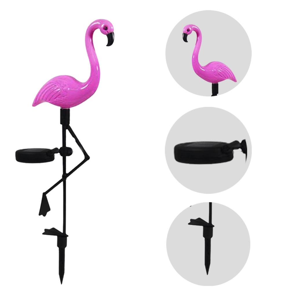 Solar Flamingo Gazon Licht Met Zonnepanelen LED Tuinpad Landschap Lichten Nacht Lamp Waterdicht Huis Tuin Decoratie