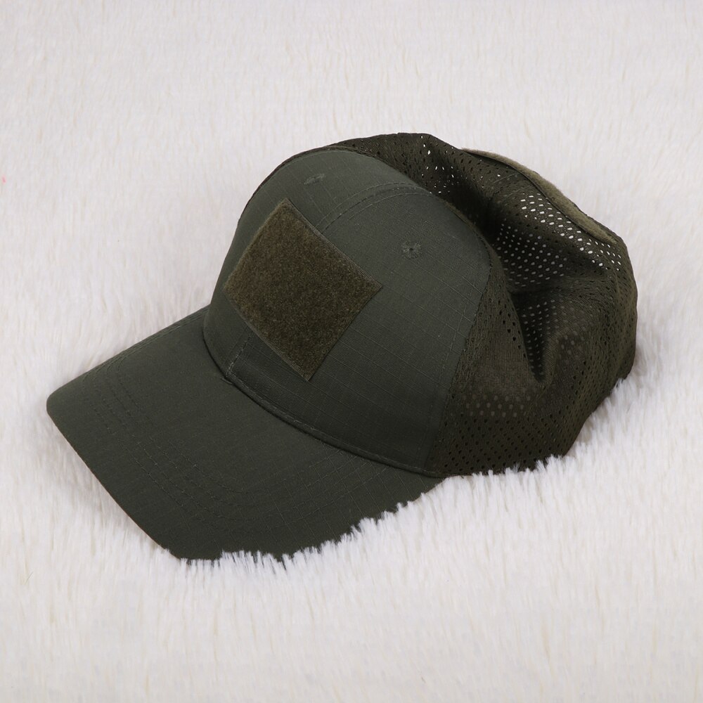 1Pc Haak En Lus Cap Hoed Haak Patch Baseball Hat Voor Outdoor (Patroon 2): Green