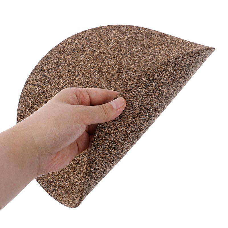 1pc Cork Turntable Platter Mat Slipmat Anti-Static For 12 inch LP Record
