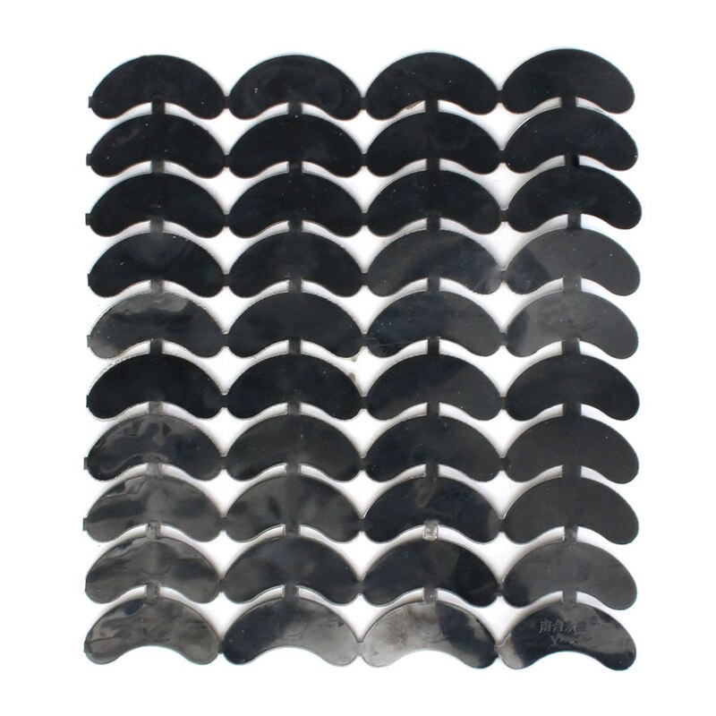 40 pièces 20-paire caoutchouc talon épargnants orteil plaques robinets bricolage chaussures réparation tampons taille: 56*24*3.1MM