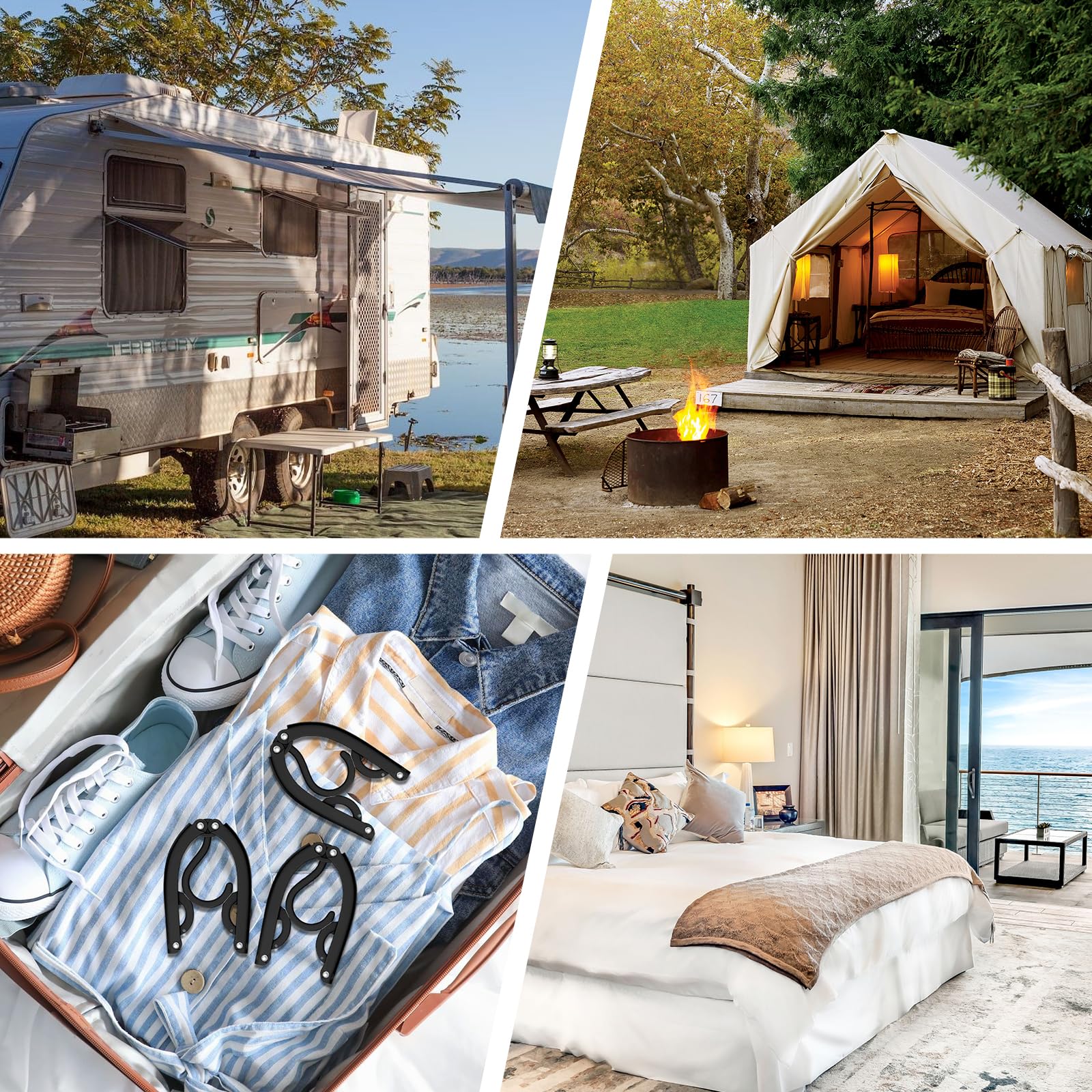 5/10 stücke Tragbare Reise Kleiderbügel Kunststoff Falten Faltbare Kleiderbügel Kleidung Trocknen Rack Reise Zubehör für Koffer Hotel