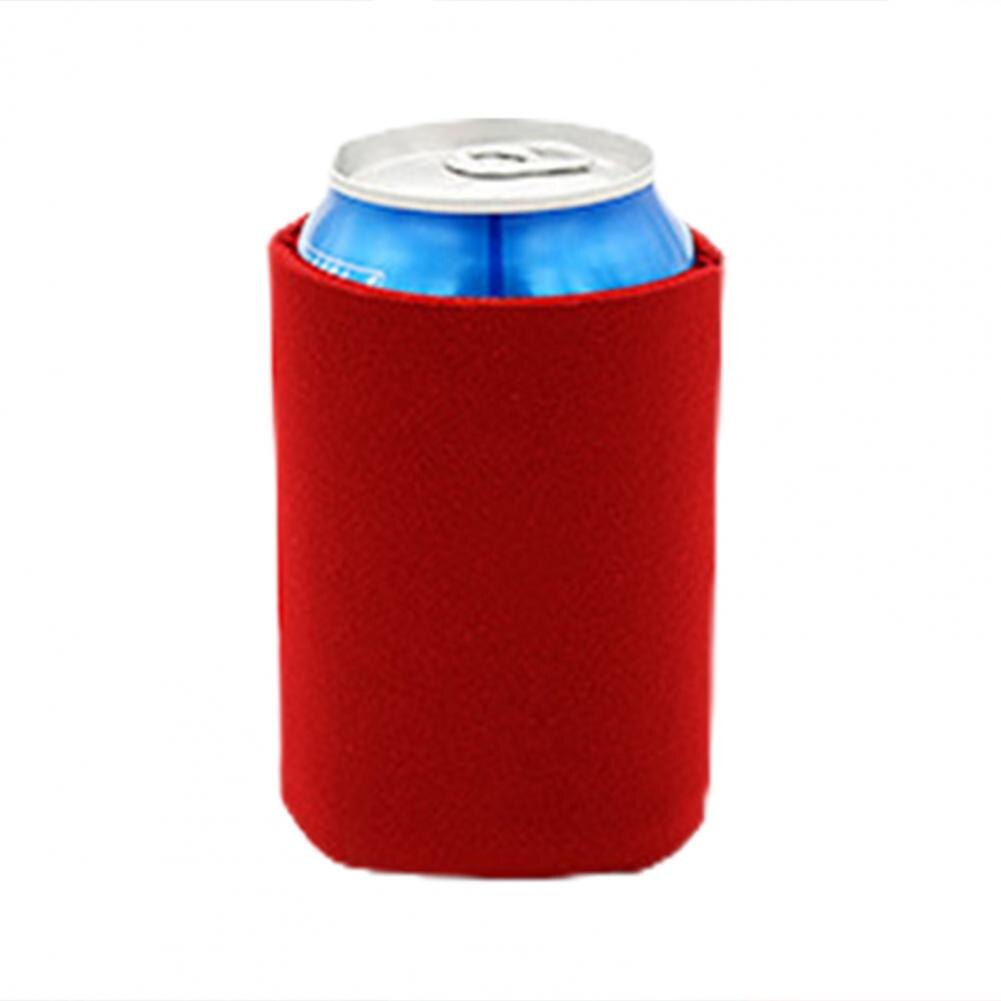 10Pcs Durable Can Cooler Waterproof Cold Retaining Diving Material Bottle Protective Cooler for Home Kitchen Supplies: Red