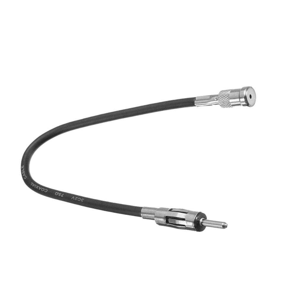 Adaptador de antena aérea ISO a Din para Radio de coche estéreo, Cable de extensión, enchufe
