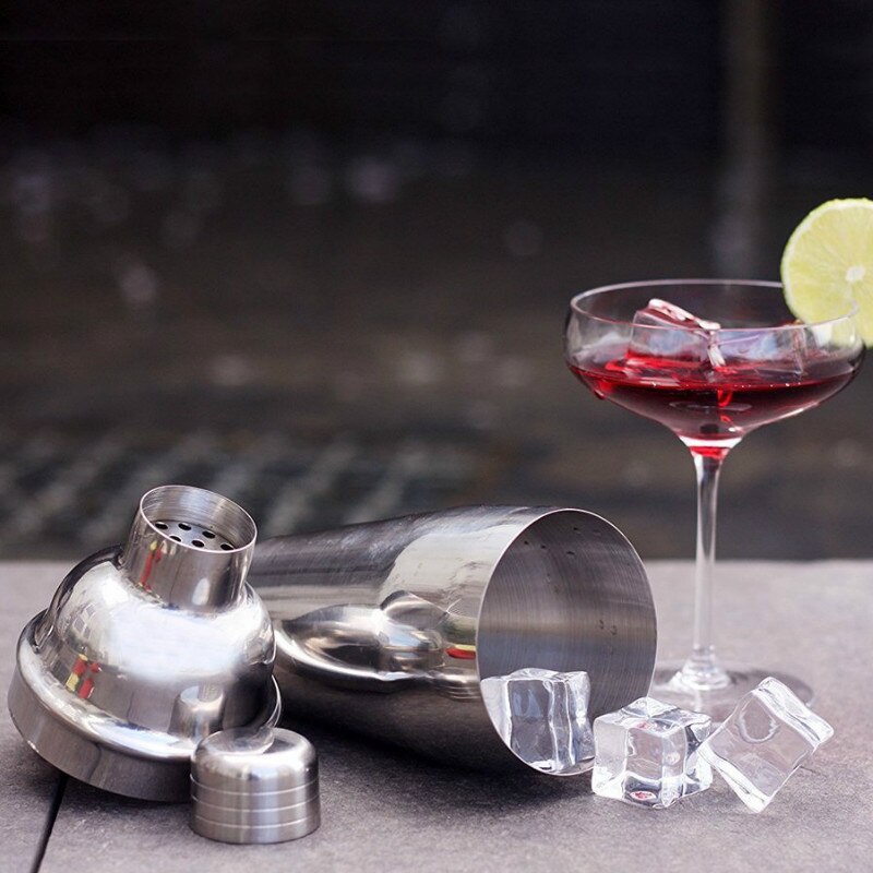 Rostfritt stål cocktail shaker istång mixer drink boston bartender webbläsare kit barer set bartender verktyg
