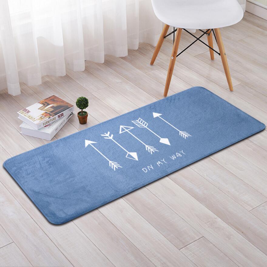 Tapis de cuisine moderne antidérapant imprimé de Cactus | Tapis antidérapant de salle de bains, salon, balcon, moins cher, paillasson de bain, tapis de chambre à coucher: C3 / 50x120cm