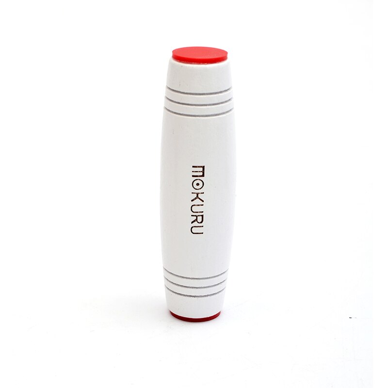 Houten speelgoed saai decompressie speelgoed bureau tuimelen / vingerrollen magisch decompressie ventilatie speelgoed: Wit