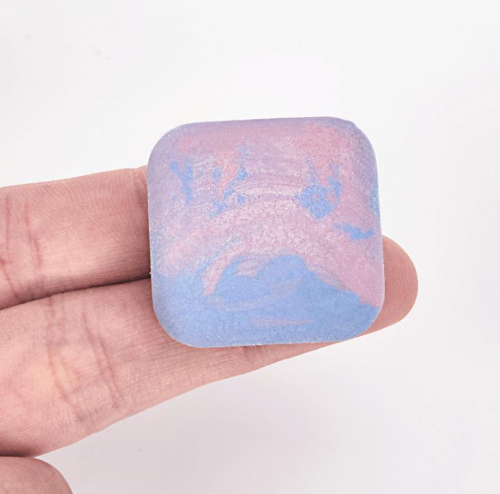3 Pcs/pack Colorful Marble Stone Shape Eraser Soft Rubber Pencil Erasers Student Prize Stationery Supplies