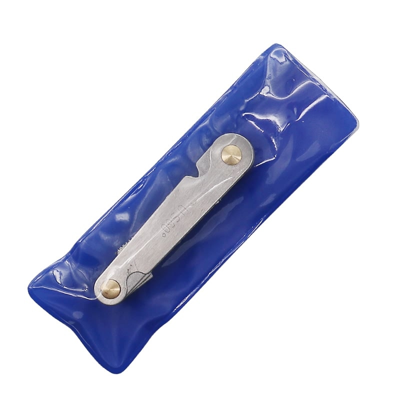 JIGONG 30Pcs Stainless Steel Thread Measuring U.S60 Degree Guage Whitworth Screw Pitch Gauge