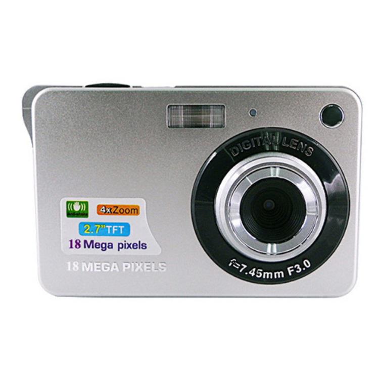 Trèfle d'abeille Portable 18 mégapixels caméra vidéo numérique 2.7 ''TFT affichage numérique Zoom caméra vidéo scène de nuit CMOS capteur r25: Silver