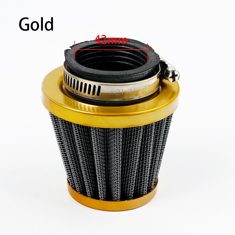 Filtre à Air universel pour moto, 35mm 38mm 42mm, adapté pour moto 50cc 110cc 125cc 140cc, ATV, Scooter, Pit Dirt Bike: Kaki