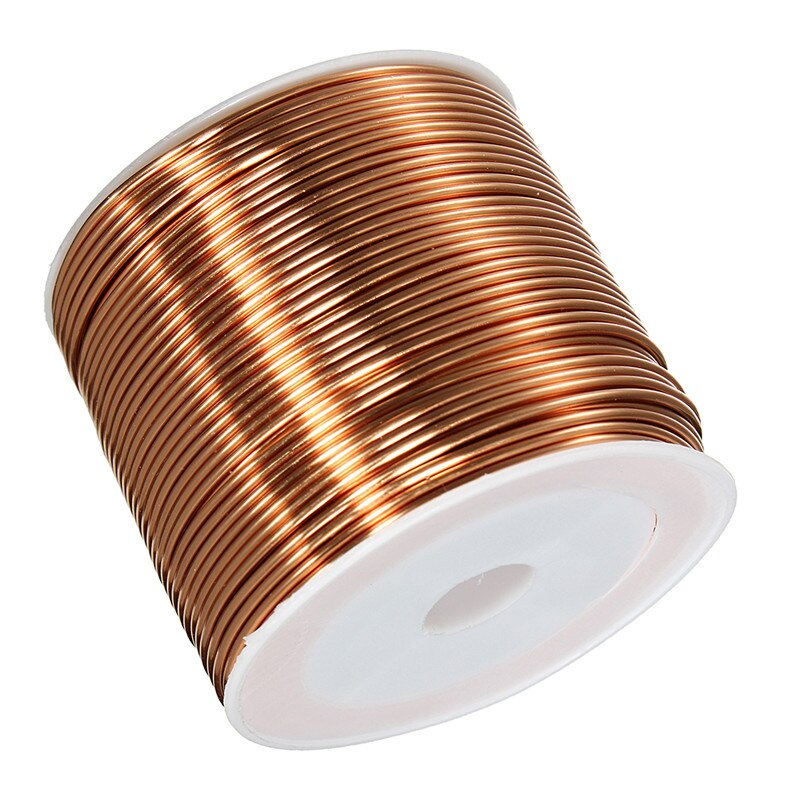 1 mm 25 mètres cuivre bobine aimant fil émaillé rond bobinage fil réparation émaillé cuivre rond fil