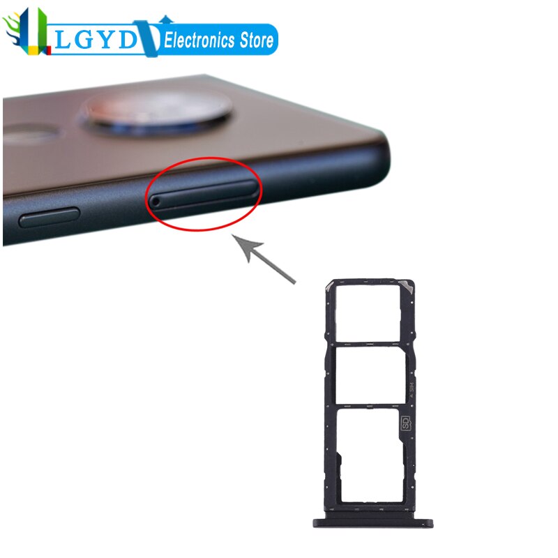 Sim Kaart Lade + Sim Card Tray + Micro Sd Card Tray Voor Nokia 7.2/6.2 Ta-1196 ta-1198 Ta-1200 Ta-1187 Ta-1201 Kaarthouder Vervanging