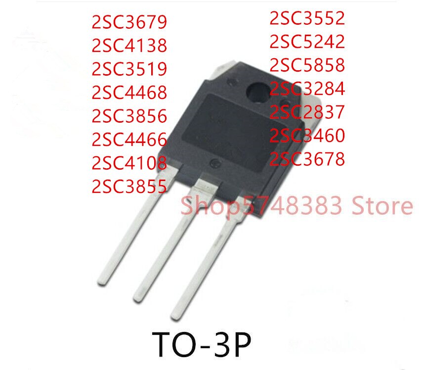 10PCS 2SC3679 2SC4138 2SC3519 2SC4468 2SC3856 2SC4466 2SC4108 2SC3855 2SC3552 2SC5242 2SC5858 2SC3284 2SC2837 2SC3460 2SC3678