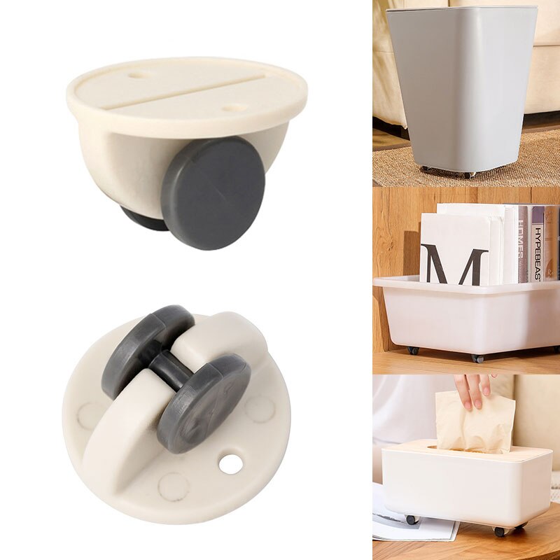 4 teile/satz Klebstoff Rolle Boden Regal Lagerung Kasten Sortierung Boxen Zauberer Boden Rolle Heimat Lager Kasten Rolle Kasten Räder