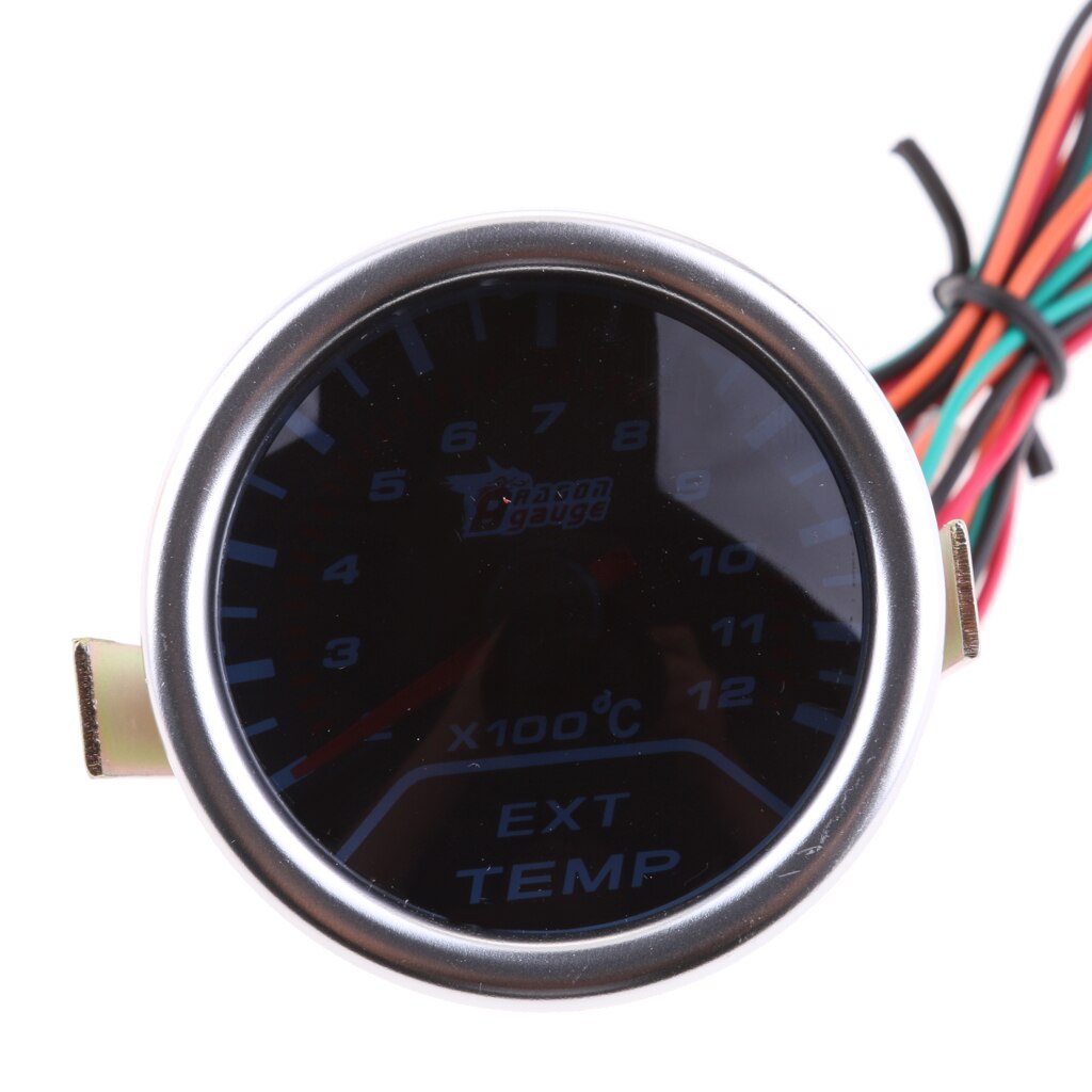 Motor Auto Sport 2" Inch 52MM EGT Exhaust Gas Temperature Gauge Smoke Lens