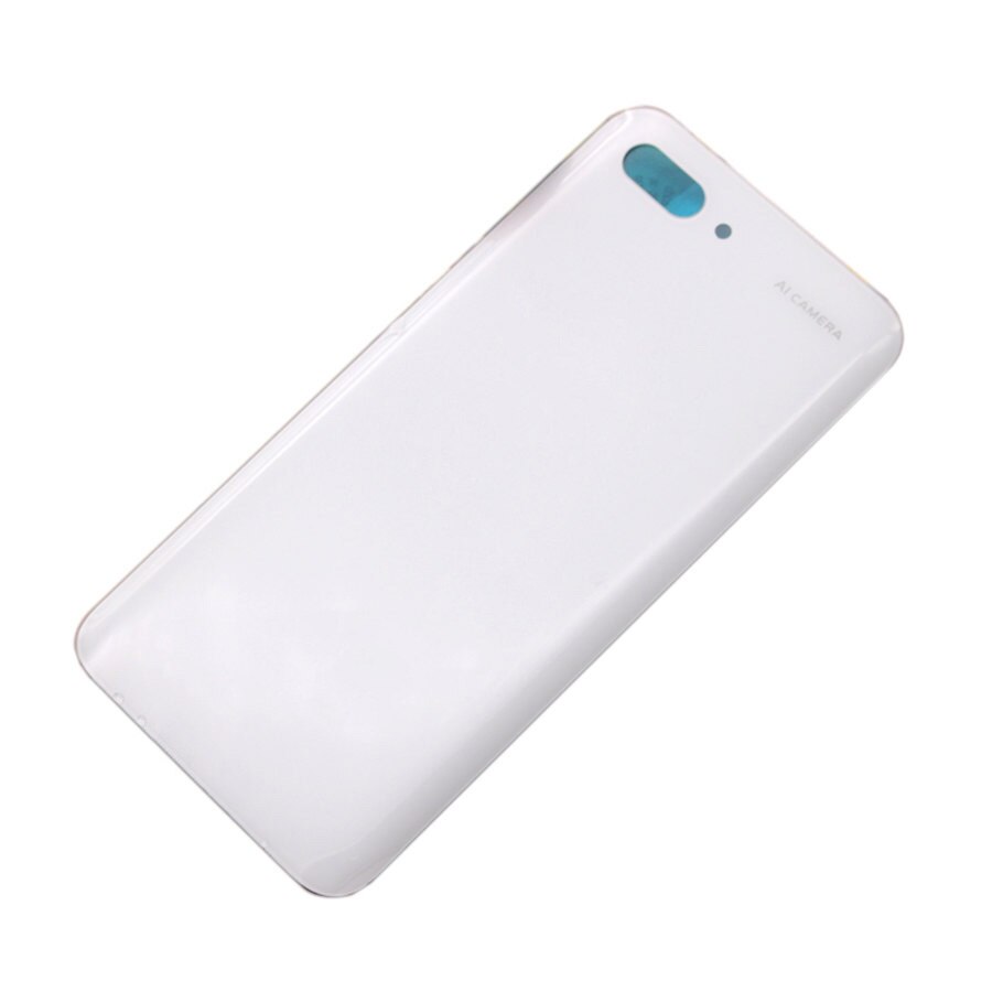 Back Glass for Huawei Honor 10 Battery Cover Rear Housing Door Glass Case For Honor 10 Back Battery Cover Panel With Camera Lens: White No Lens