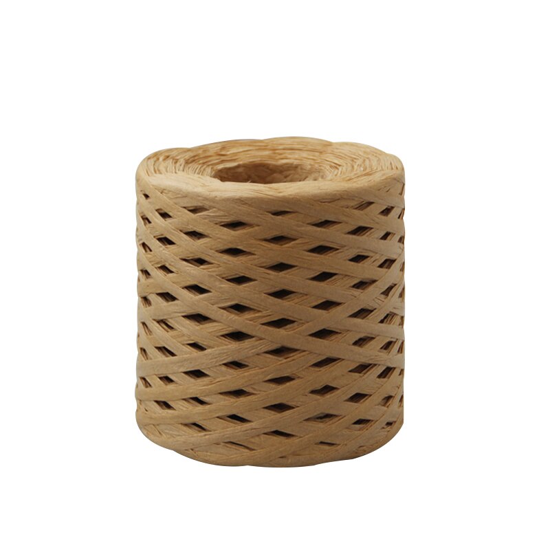 200m färgglada pappersrep raffia band dekoration sladd låda inslagning packning scrapbooking hantverk bröllop födelsedag julfest: 7
