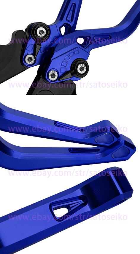 For Yamaha FZ6 FAZER S2 FZ6R MT-07 FZ-07 FZ8 XSR 700 900 ABS MT07 FZ07 MT 07 Motorcycle Adjustable Brake Clutch Short Levers: Blue
