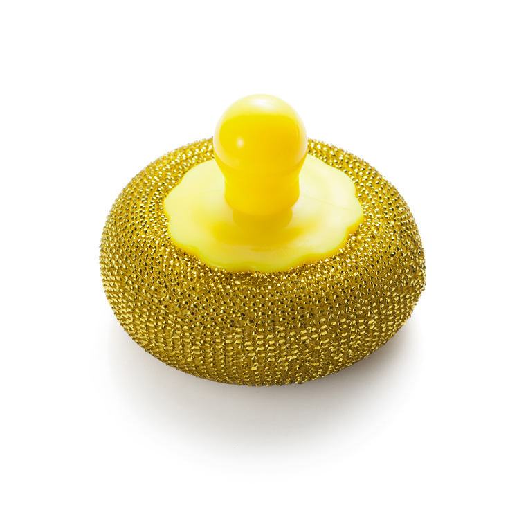 1 pz melamina spugna maglia metallica strumento super detergente 1 pz cucina acciaio sgrassante strumento di pulizia spazzola pentola detergente magico: Oro