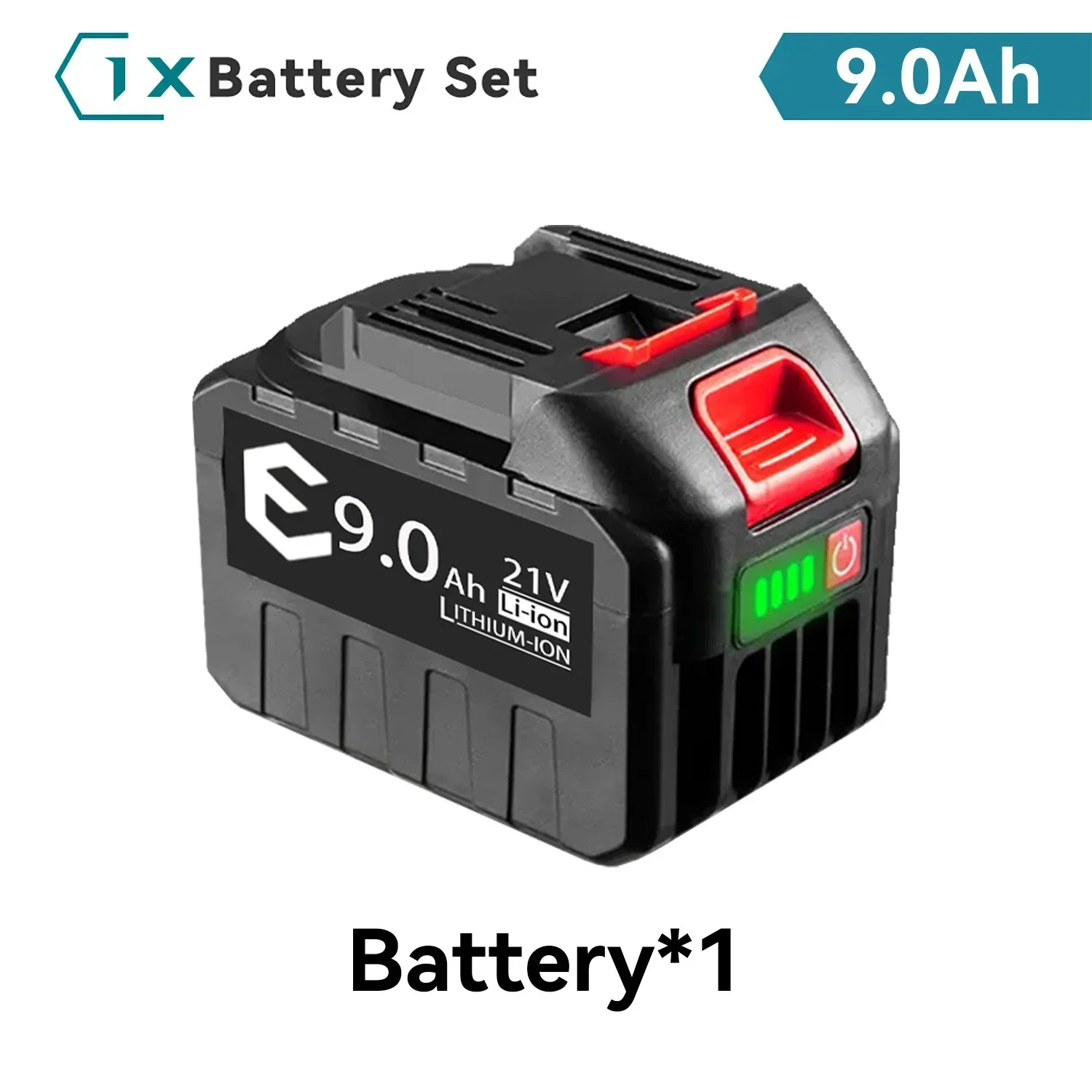 18v 21v 388vf oplaadbare batterij 3000 mah 6000 mah 9000 mah lithium-ionbatterij li-ionbatterij voor makita elektrisch gereedschap: Oranje