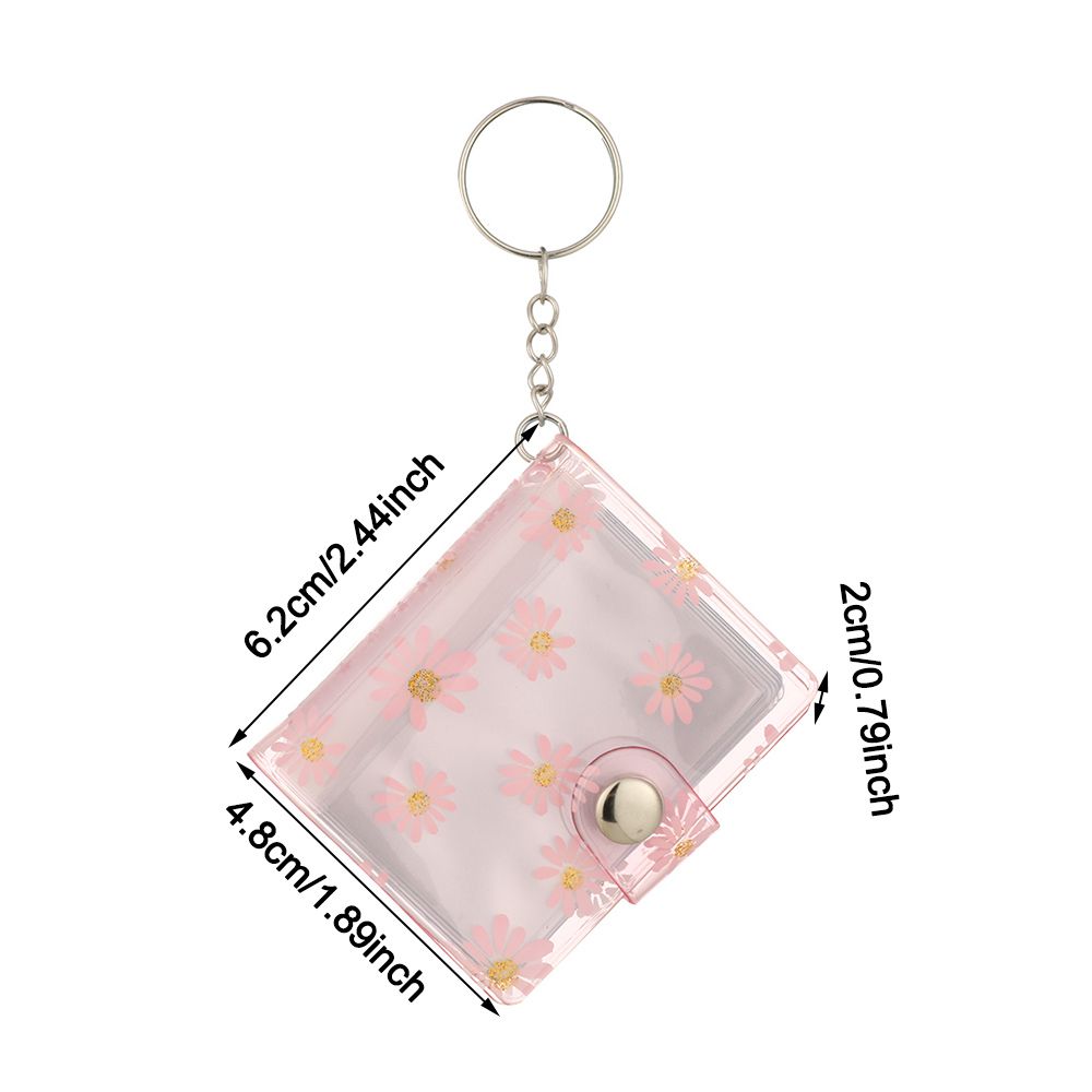 Mini porte-clés album photo Liberty, petit pendentif album photo avec porte-clés, porte-clés de poche de stockage photo portable ID, 2 ", 20