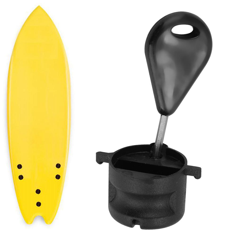 6Pcs Surfplank Staart Roer Slot Fcs Stijl Fin Stekkers G5 Leash Stekkers Doos Met Schroeven Key Wrench